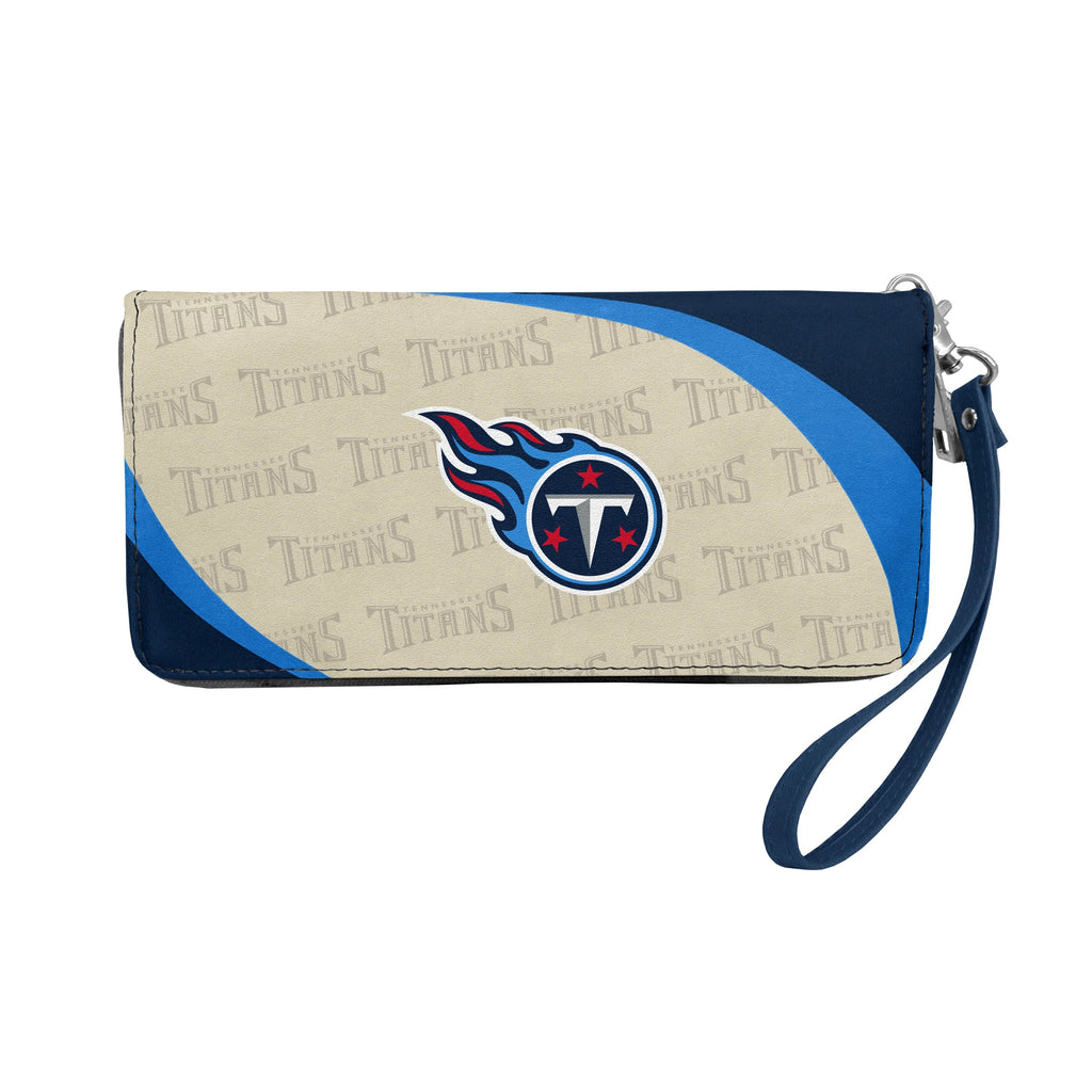 Tennessee Titans Curved Zip Organizer Wallet