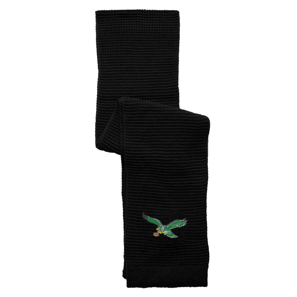 Philadelphia Eagles Retro Embroidered Logo Waffle Scarf