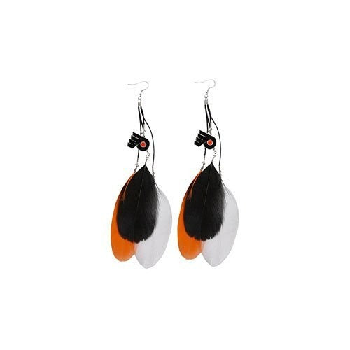 Philadelphia Flyers Fan Feather Earrings