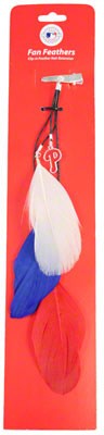 Philadelphia Phillies Fan Feather Hair Clip