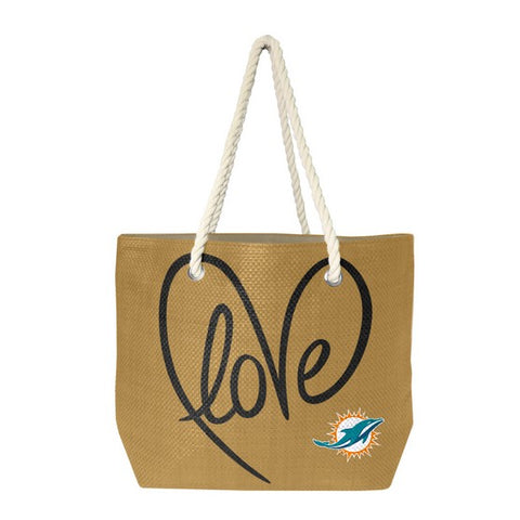 Miami Dolphins Rope Tote Bag