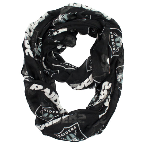 Las Vegas Raiders Sheer Infinity Scarf