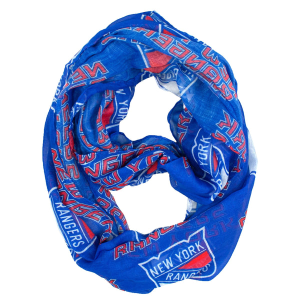 New York Rangers Sheer Infinity Scarf – Fan Treasures