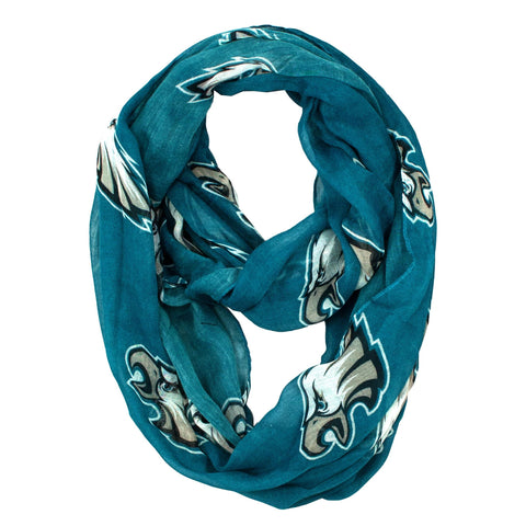 Philadelphia Eagles Retro Sheer Infinity Scarf - Green