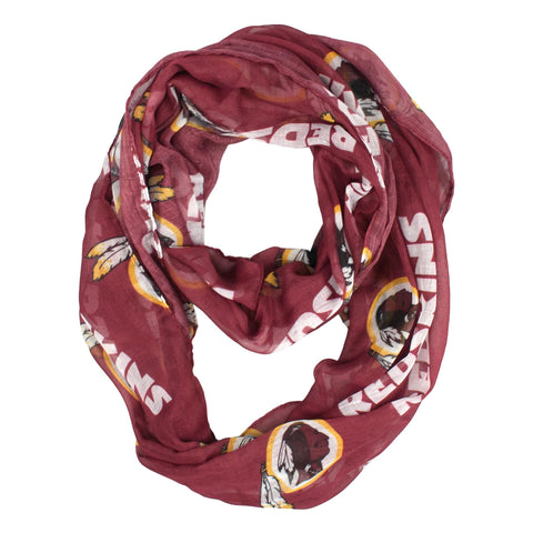 Washington Redskins Sheer Infinity Scarf