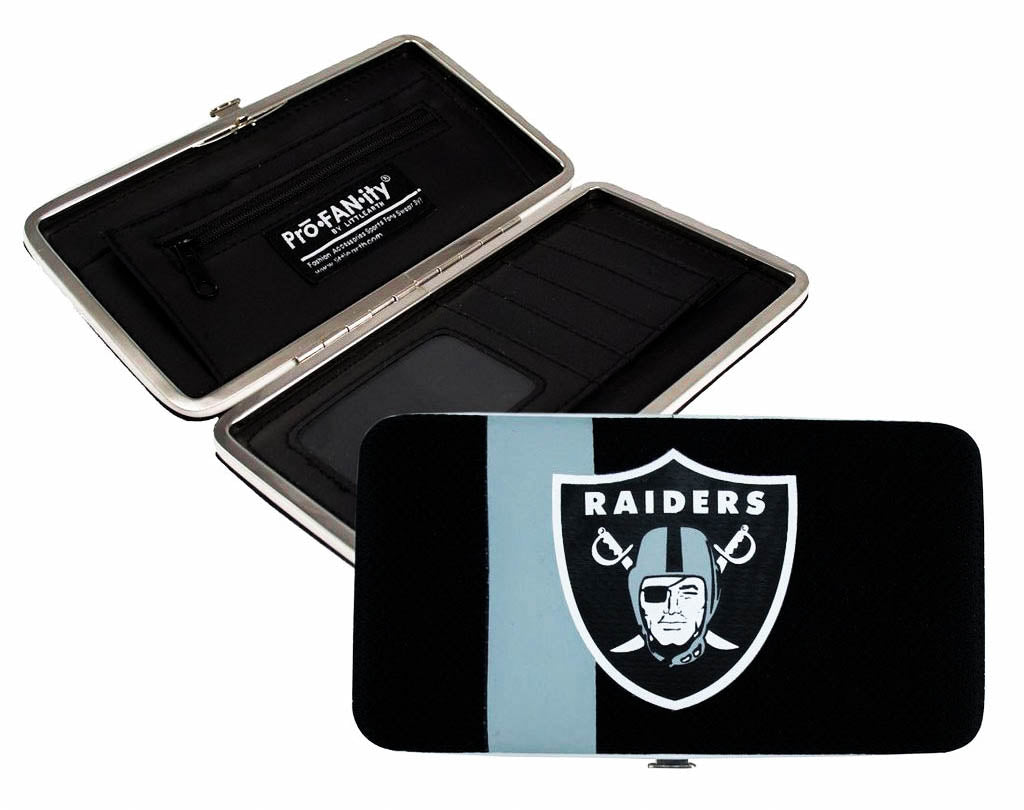 Oakland Raiders Shell Mesh Wallet