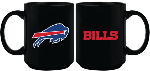 Buffalo Bills 15oz Sublimated Mug - Black
