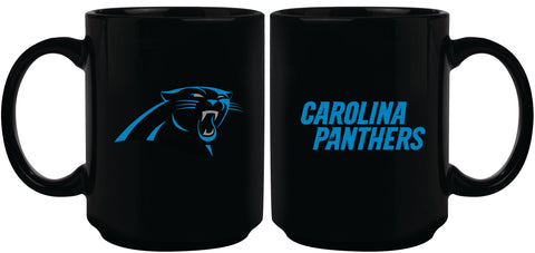 Carolina Panthers 15oz Sublimated Mug - Black