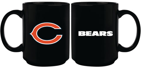 Chicago Bears 15oz Sublimated Mug - Black