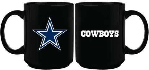 Dallas Cowboys 15oz Sublimated Mug - Black