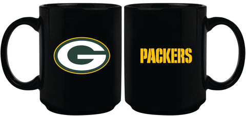 Green Bay Packers 15oz Sublimated Mug - Black