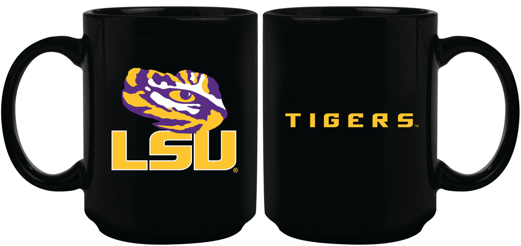 LSU Tigers 15oz Sublimated Mug - Black