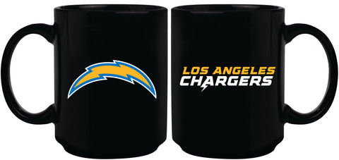 Los Angeles Chargers 15oz Sublimated Mug - Black