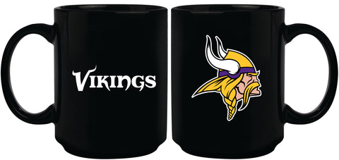 Minnesota Vikings 15oz Sublimated Mug - Black