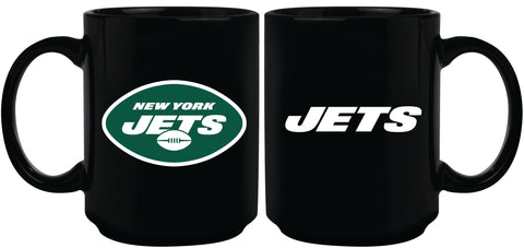 New York Jets 15oz Sublimated Mug - Black