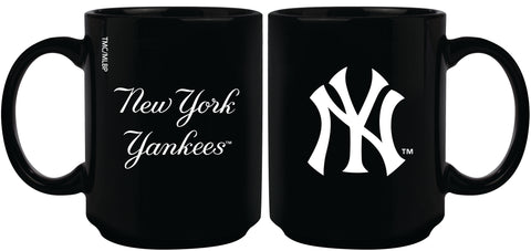 New York Yankees 15oz Sublimated Mug - Black
