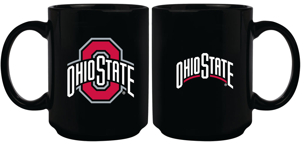 Ohio State Buckeyes 15oz Stripe Sublimated Mug