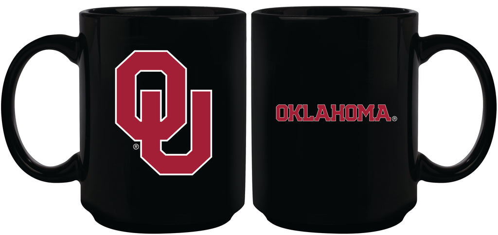 Oklahoma Sooners 15oz Sublimated Mug - Black