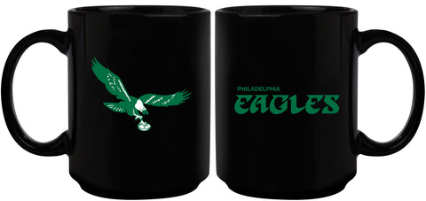 Philadelphia Eagles Retro 15oz Sublimated Mug - Black