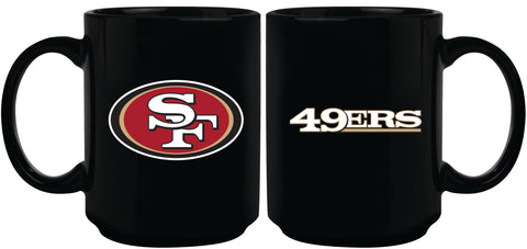 San Francisco 49ers 15oz Sublimated Mug - Black