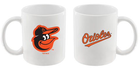 Baltimore Orioles 11oz. Sublimated Mug - White