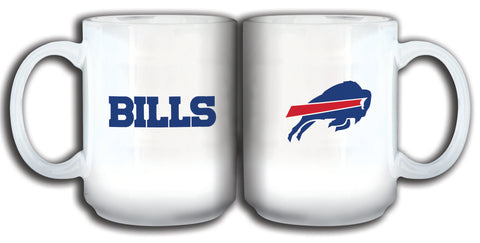 Buffalo Bills 11oz. Sublimated Mug - White