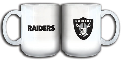 Las Vegas Raiders 11oz. Sublimated Mug - White