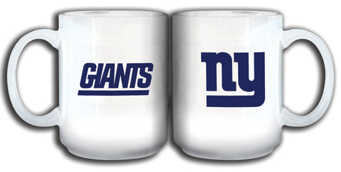 New York Giants 11oz. Sublimated Mug - White