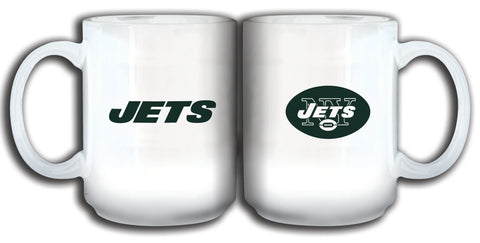 New York Jets 11oz. Sublimated Mug - White