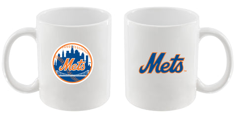 New York Mets 11oz. Sublimated Mug - White