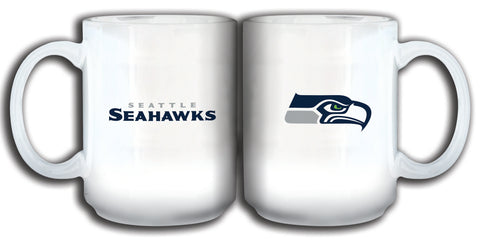 Seattle Seahawks 11oz. Sublimated Mug - White