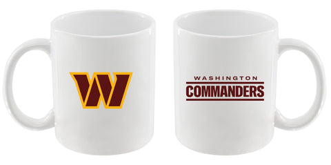 Washington Commanders 11oz. Sublimated Mug - White