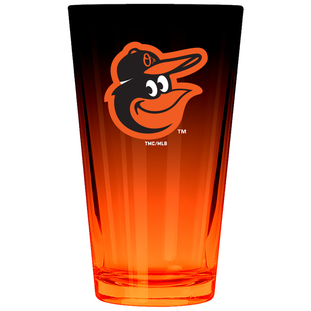 Baltimore Orioles 16oz Ombre Pint Glass