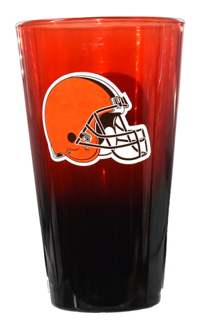 Cleveland Browns 16oz Ombre Pint Glass