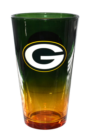 Green Bay Packers 16oz Ombre Pint Glass