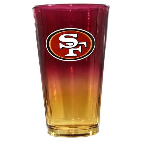 San Francisco 49ers 16oz Ombre Pint Glass