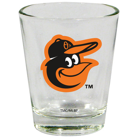 Baltimore Orioles 2oz. Clear Logo Shot Glass