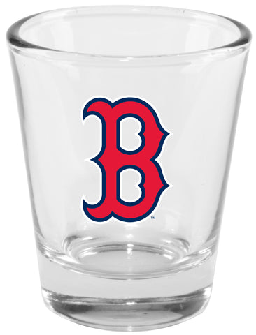 Boston Red Sox 2oz. Clear Logo Shot Glass