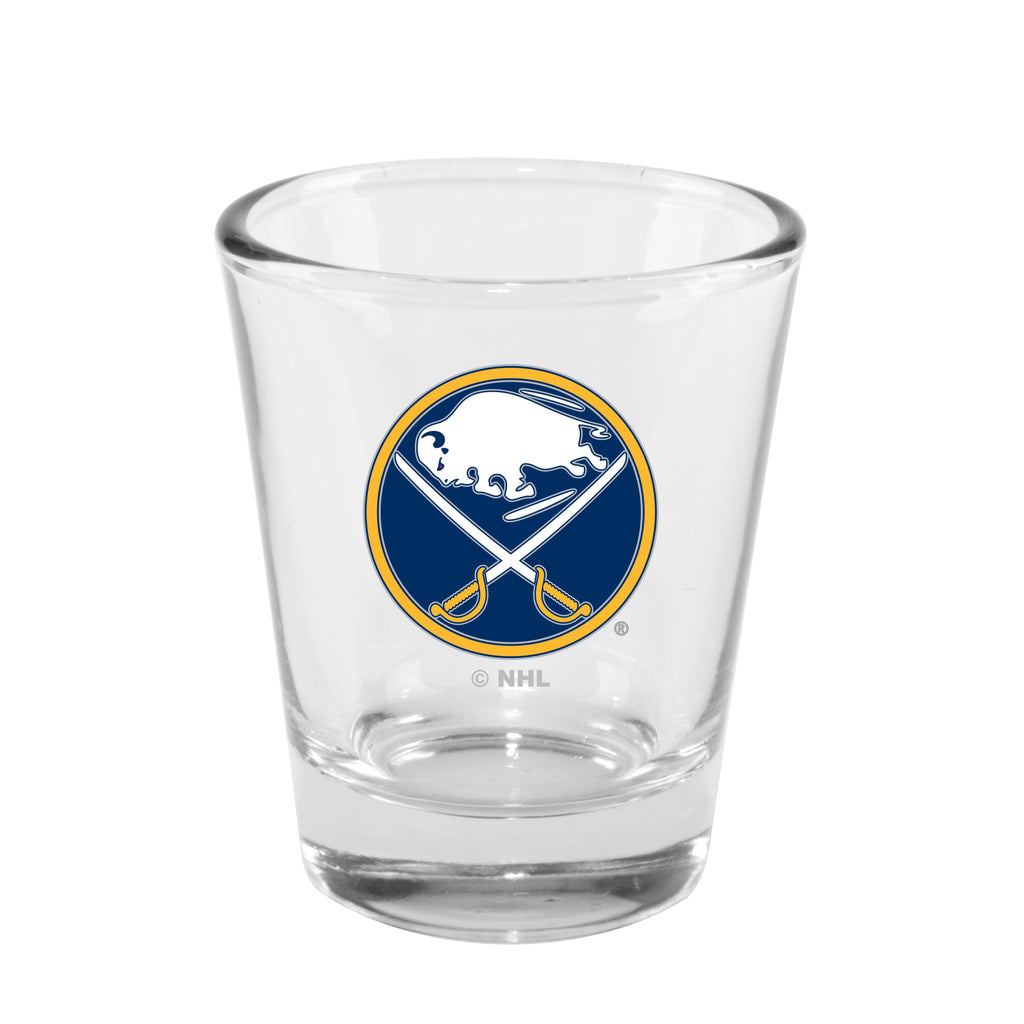 Buffalo Sabres 2oz. Clear Logo Shot Glass