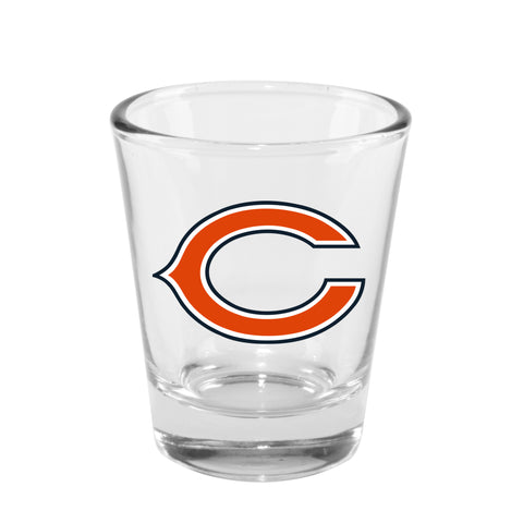 Chicago Bears 2oz. Clear Logo Shot Glass