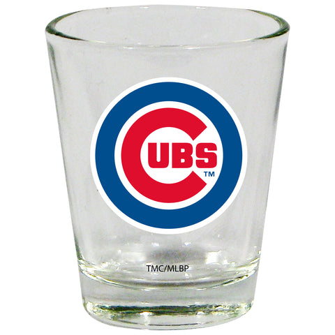 Chicago Cubs 2oz. Clear Logo Shot Glass