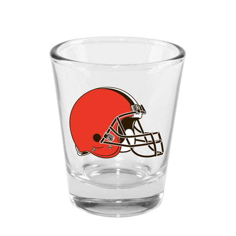 Cleveland Browns 2oz. Clear Logo Shot Glass