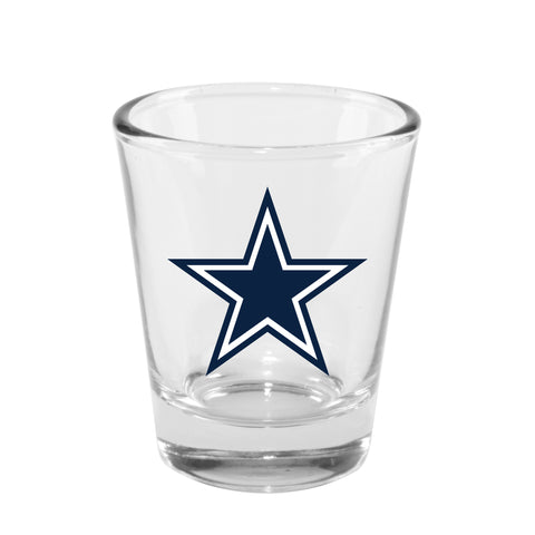 Dallas Cowboys 2oz. Clear Logo Shot Glass