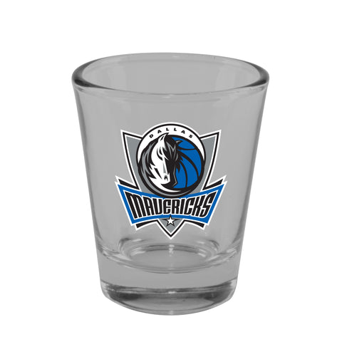 Dallas Mavericks 2oz. Clear Logo Shot Glass