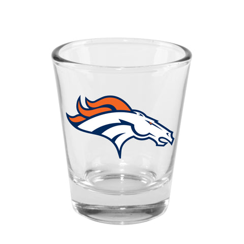 Denver Broncos 2oz. Clear Logo Shot Glass