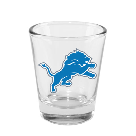 Detroit Lions 2oz. Clear Logo Shot Glass