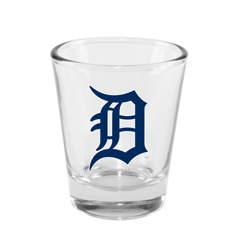 Detroit Tigers 2oz. Clear Logo Shot Glass