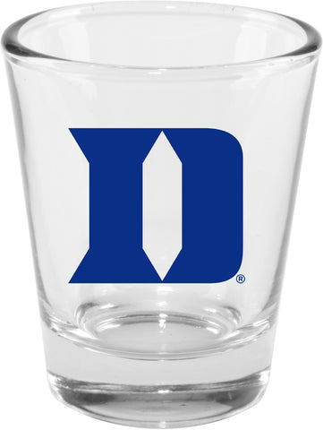 Duke Blue Devils 2oz. Clear Logo Shot Glass