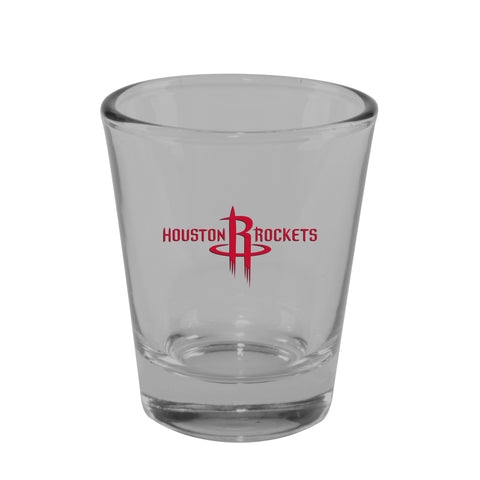 Houston Rockets 2oz. Clear Logo Shot Glass