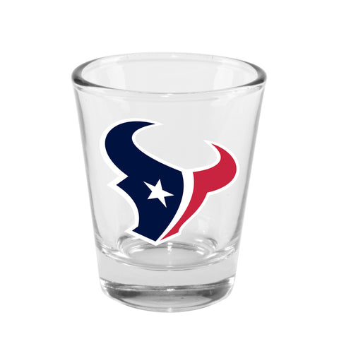Houston Texans 2oz. Clear Logo Shot Glass